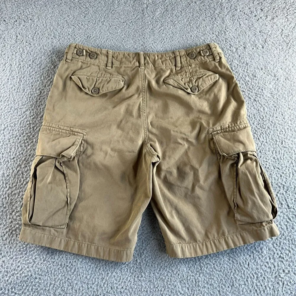 J.CREW Shorts Mens 31 Beige‎ Cargo Stanton Adjustable Military Outdoor Workwear